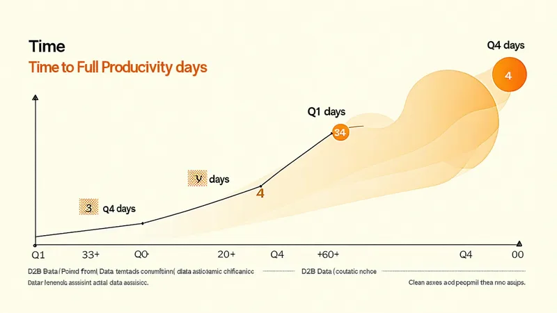 Line chart showing ramp time
