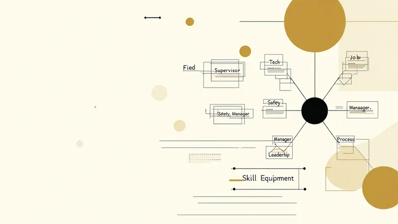 Visual competency mapping framework showing job families connecting to skill nodes